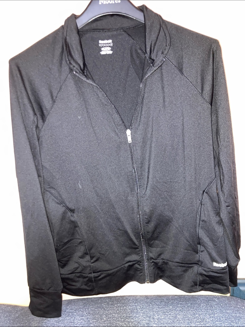 Reebok Black Women's Zip-Front sweat Jacket